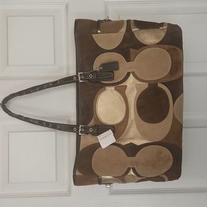 Coach Suede Tote
